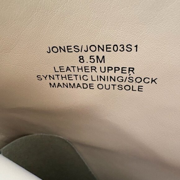 Steve Madden Jones Black Leather Boots - Picture 5 of 6